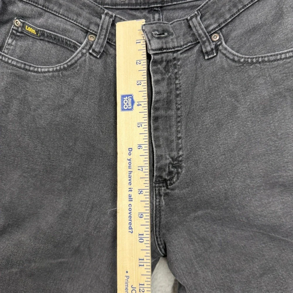 Lee Relaxed Fit Jeans‎ Mens 35x31 Gray Tapered Leg Stretch Denim Mid Rise Casual